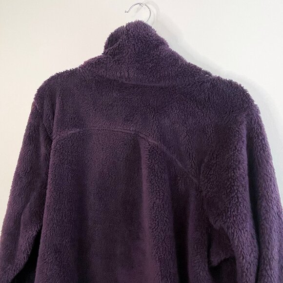 Zella Furry Fleece Funnel Neck Pullover In Purple Nebula - Size 2X - Picture 6 of 6